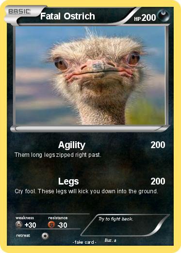 Pokemon Fatal Ostrich