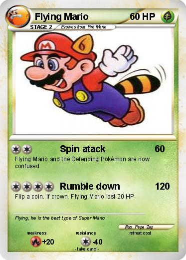 Pokemon Flying Mario