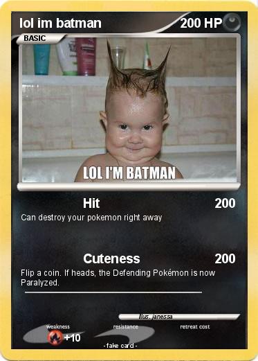 Pokemon lol im batman