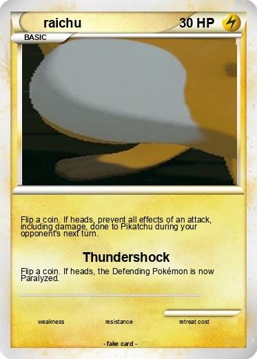 Pokemon raichu