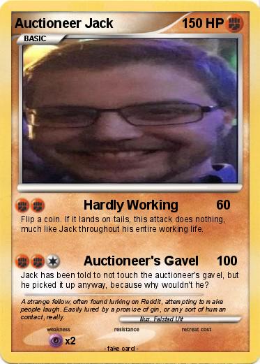 Pokemon Auctioneer Jack