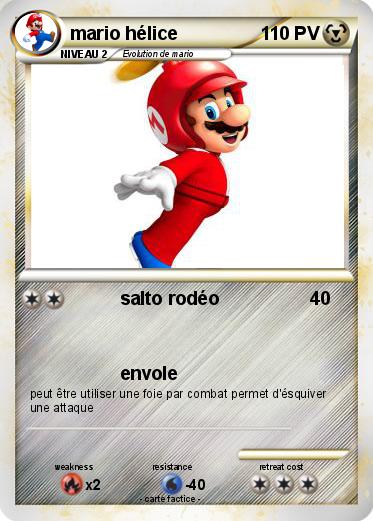 Pokemon mario hélice