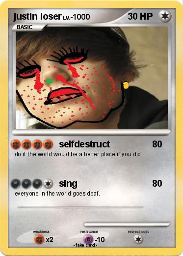 Pokemon justin loser