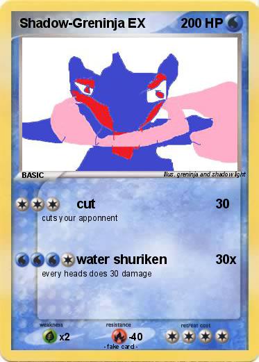Pokemon Shadow-Greninja EX