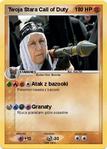 Pokemon Twoja Stara Call of Duty