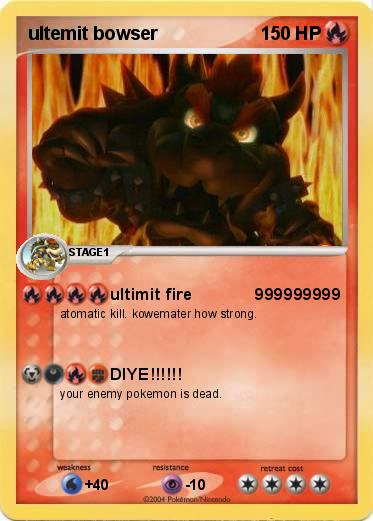 Pokemon ultemit bowser