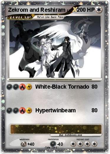 Pokemon Zekrom and Reshiram