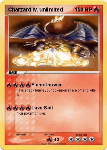 Pokemon Charzard lv. unlimited