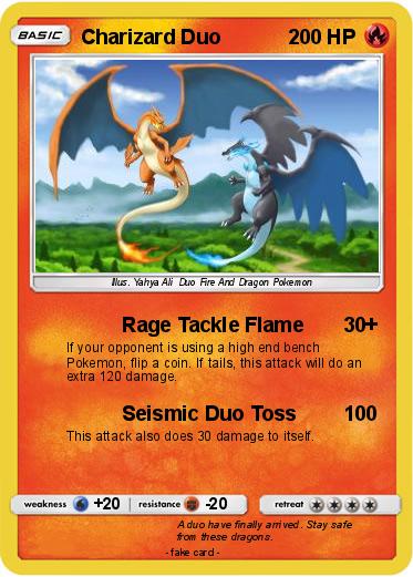 Pokemon Charizard Duo