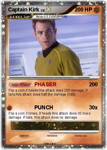 Pokemon Captain Kirk