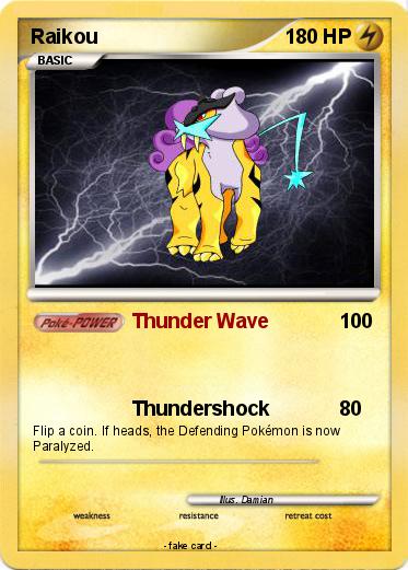 Pokemon Raikou