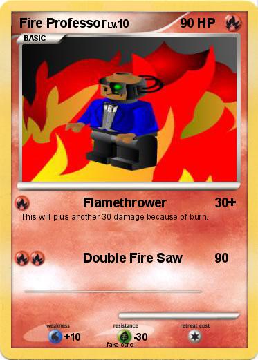 Pokemon Fire Professor