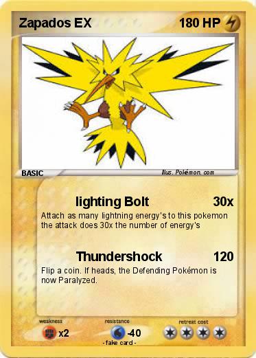Pokemon Zapados EX