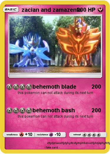 Pokemon zacian and zamazenta