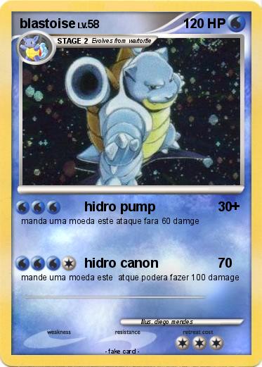 Pokemon blastoise