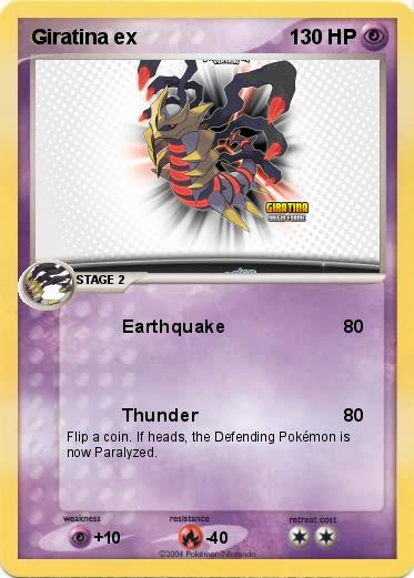 Pokemon Giratina ex                                                                            10