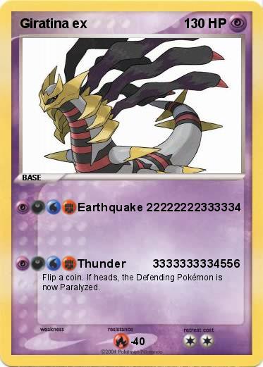 Pokemon Giratina ex                                                                            