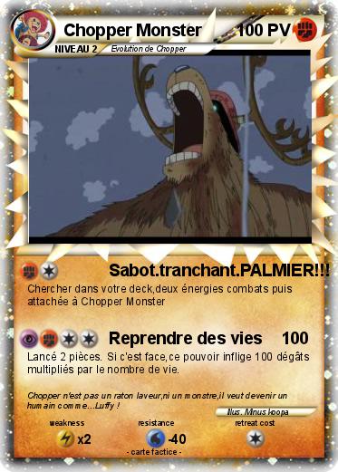 Pokemon Chopper Monster