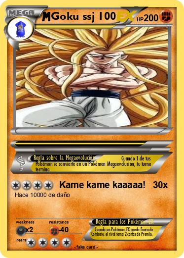 Pokemon Goku ssj 100