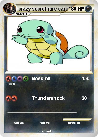 Pokemon crazy secret rare card