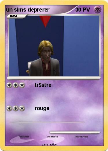 Pokemon un sims deprerer