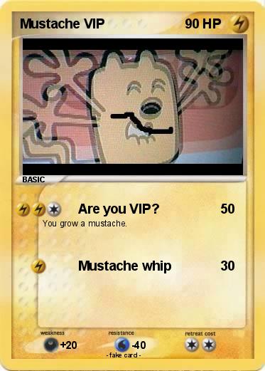 Pokemon Mustache VIP