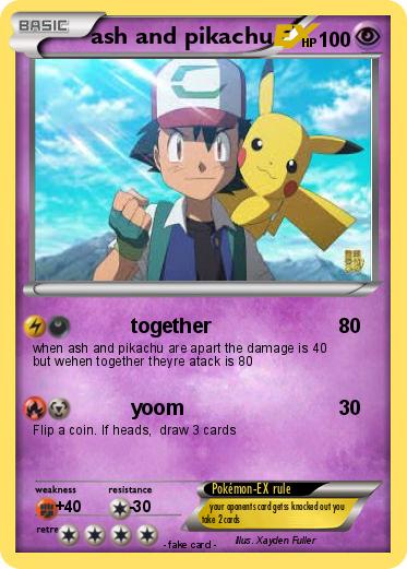 Pokemon ash and pikachu