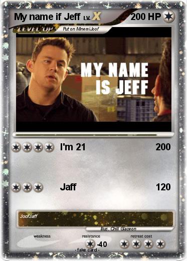 Pokemon My name if Jeff