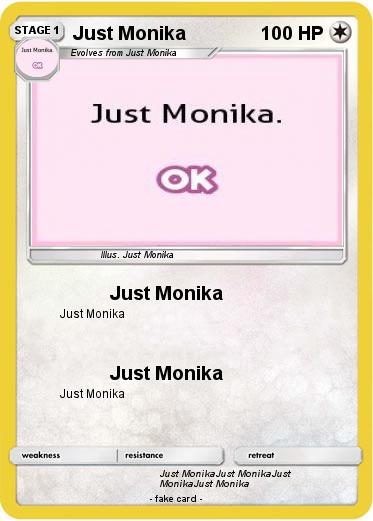 Pokemon Just Monika