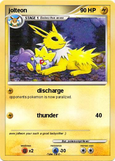Pokemon jolteon