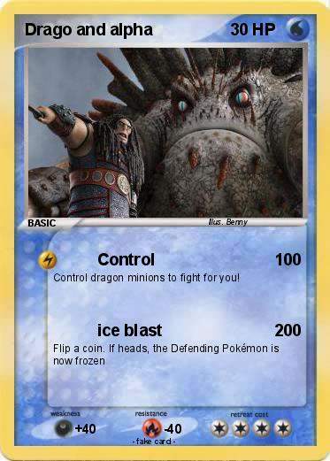 Pokemon Drago and alpha