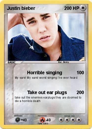 Pokemon Justin bieber