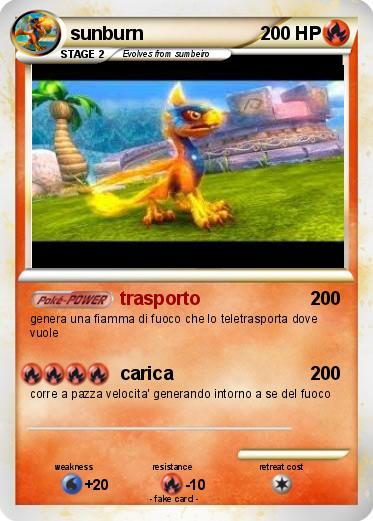 Pokemon sunburn