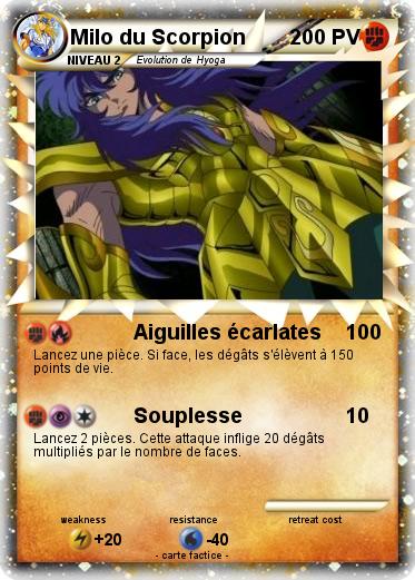 Pokemon Milo du Scorpion