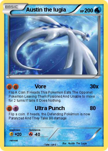 Pokemon Austin the lugia