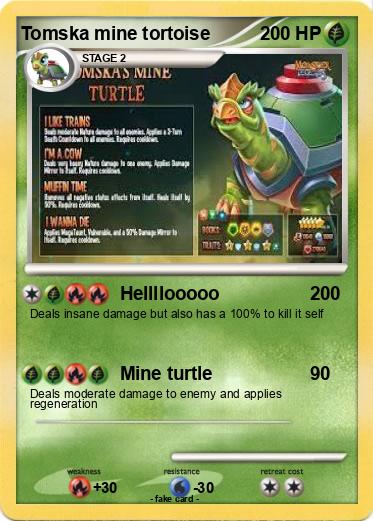 Pokemon Tomska mine tortoise