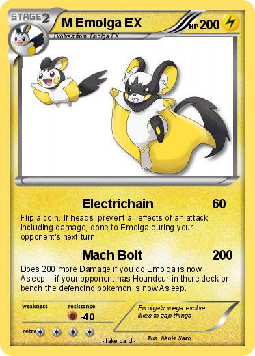 Pokemon M Emolga EX