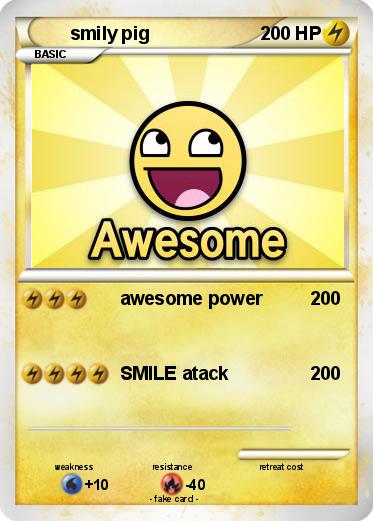 Pokemon smily pig