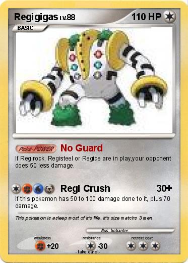 Pokemon Regigigas