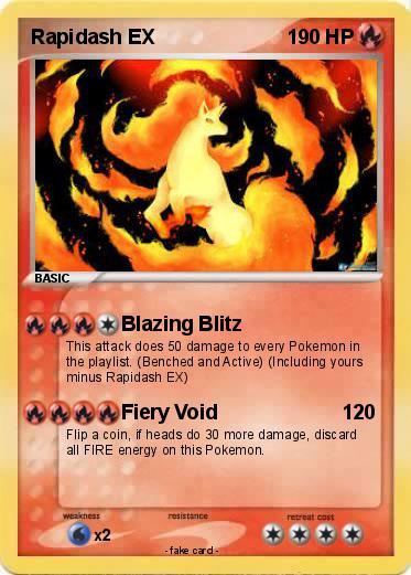 Pokemon Rapidash EX