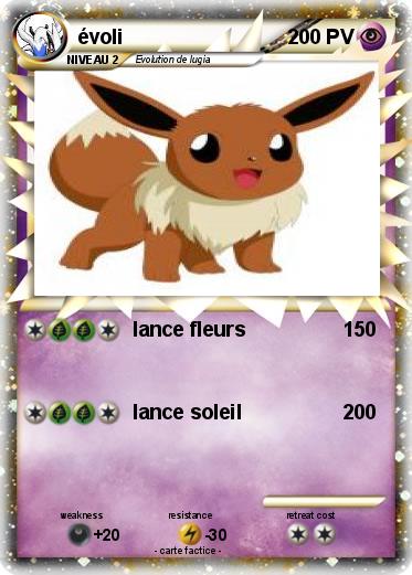 Pokemon évoli