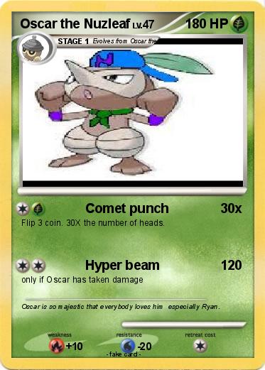 Pokemon Oscar the Nuzleaf