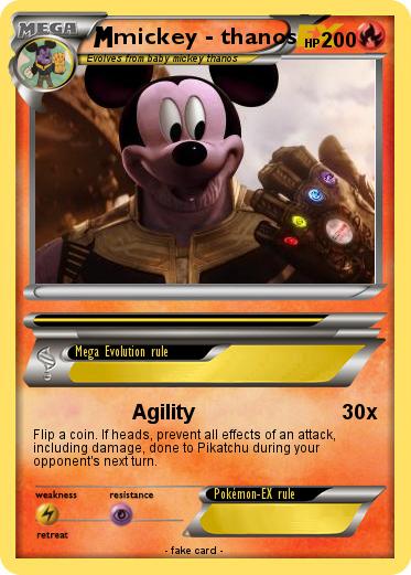 Pokemon mickey - thanos