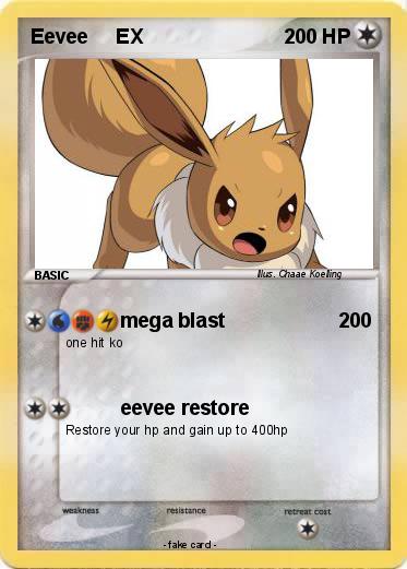 Pokemon Eevee     EX