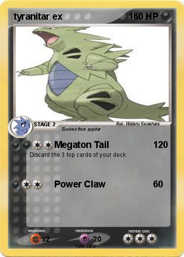 Pokemon tyranitar ex