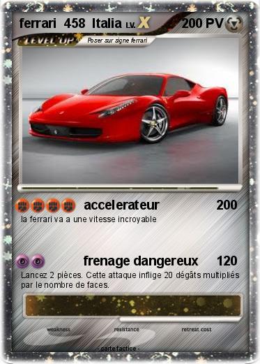 Pokemon ferrari  458  Italia