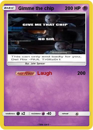 Pokemon Gimme the chip