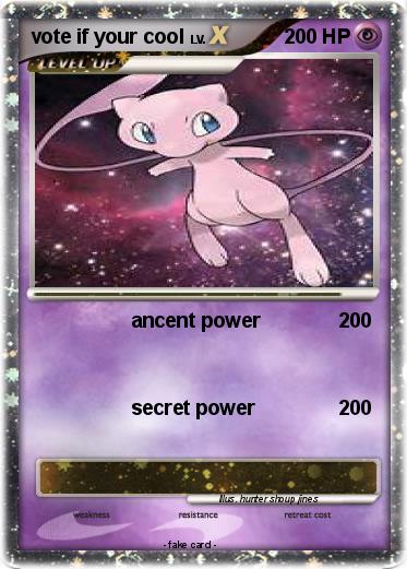 Pokemon vote if your cool
