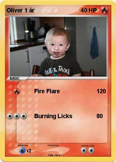 Pokemon Oliver 1 år