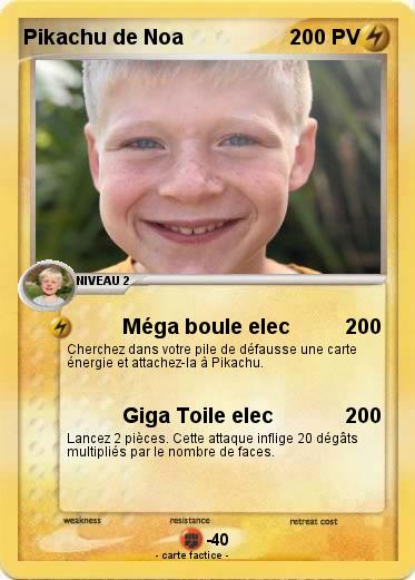 Pokemon Pikachu de Noa